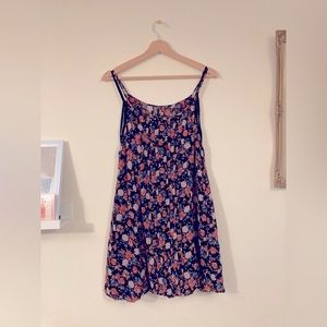 Zara Floral Mini Dress Comfortable Flowy Dress Size 5 Babydoll Style Short Dress